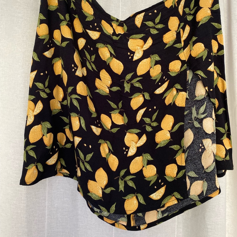 Reformation Lemon Margot Skirt